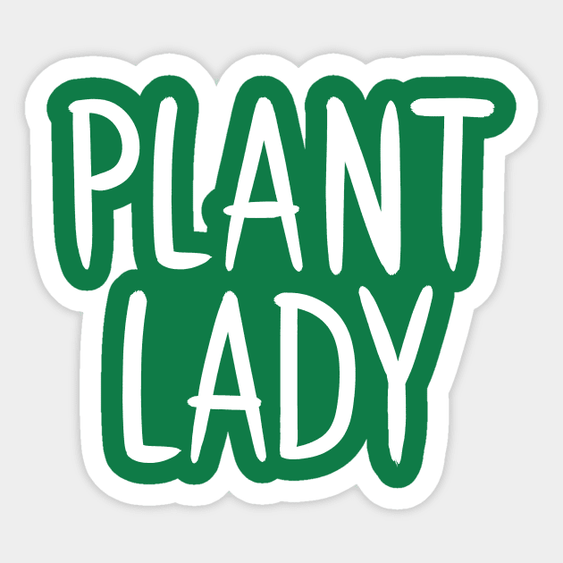 Plant Lady Sticker by Adamtots